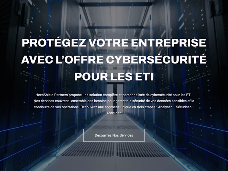 Cover image for HexaShield Partners - Experts en Cybersécurité Entreprise pour …