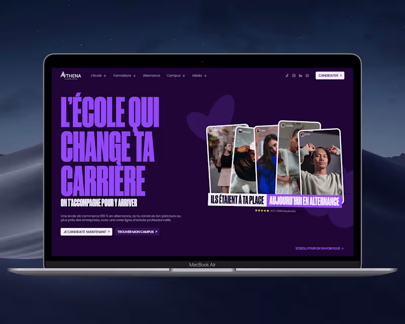 Cover image for Athena-BS.fr (http://Athena-BS.fr) — Website for Athena Busi...