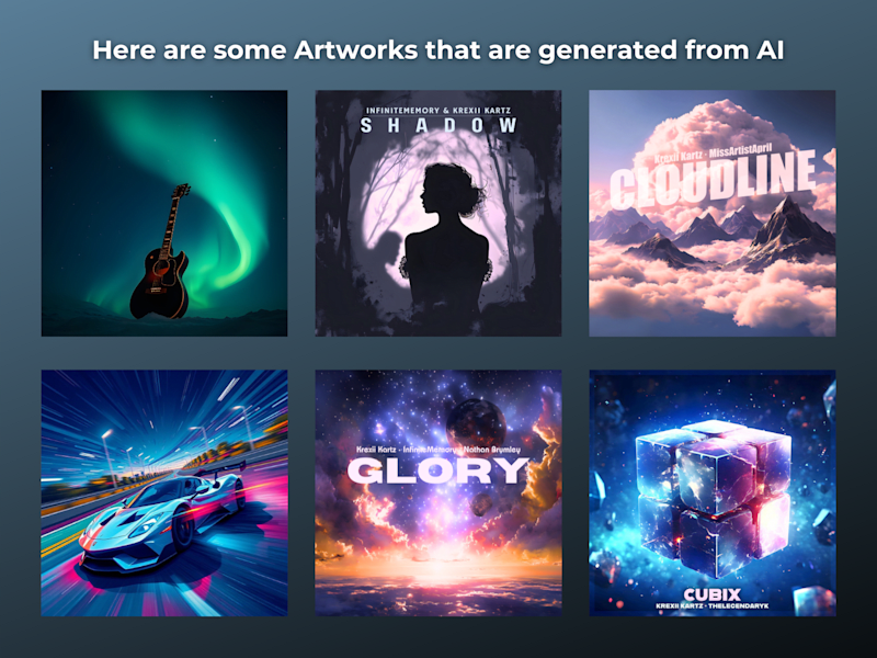 Cover image for Cool Album Covers using AI images