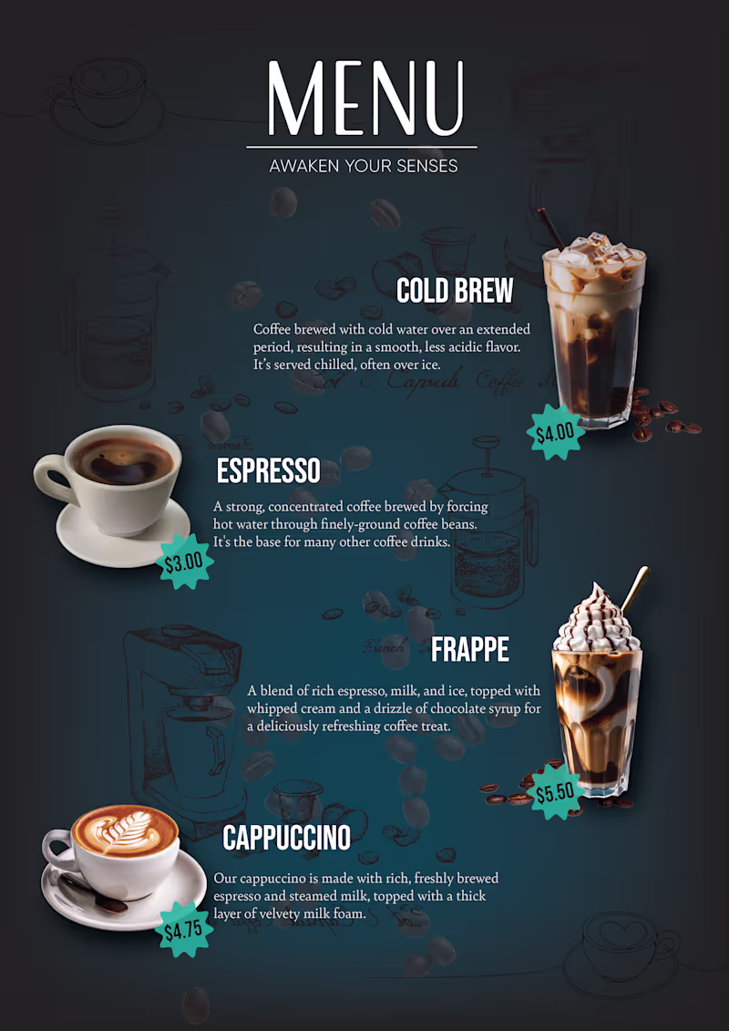 Cover image for Menu Design Project