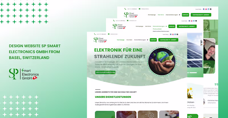 Cover image for Design website SP Smart Electronics