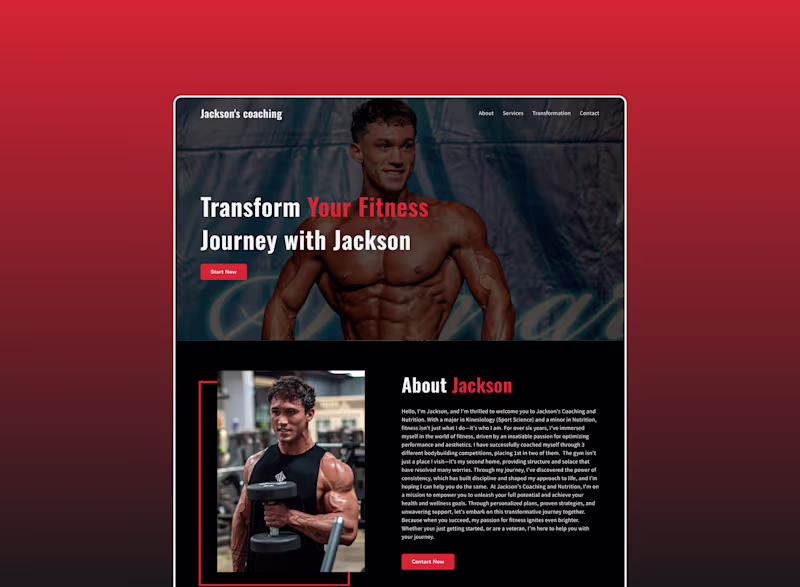 Cover image for High-Conversion Squarespace Fitness Website