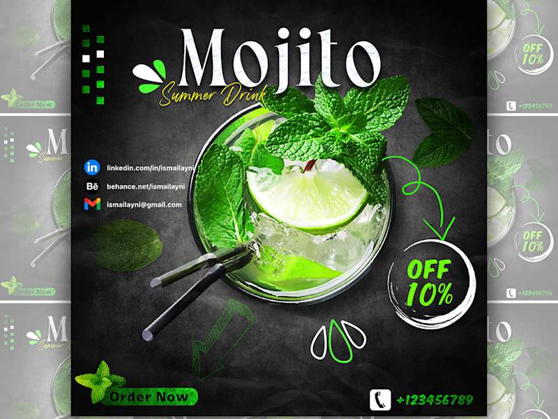 Cover image for Mojito Social Media Design

