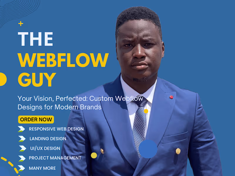 Cover image for Responsive webflow developer