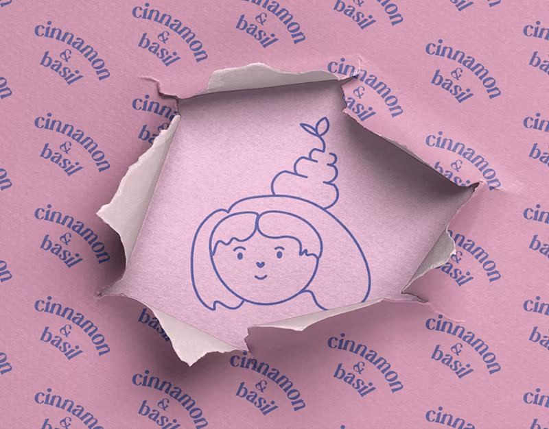 Cover image for Cinnamon & Basil | Bakery Brand Identity 