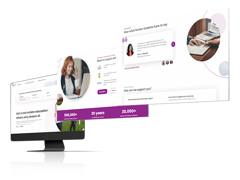 Cover image for Real Estate Express website redesign