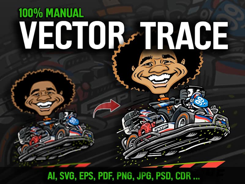 Cover image for vector trace, image to vector, convert to vector by Chamath Ran…