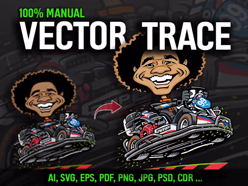 Cover image for vector trace, image to vector, convert to vector by Chamath Ran…