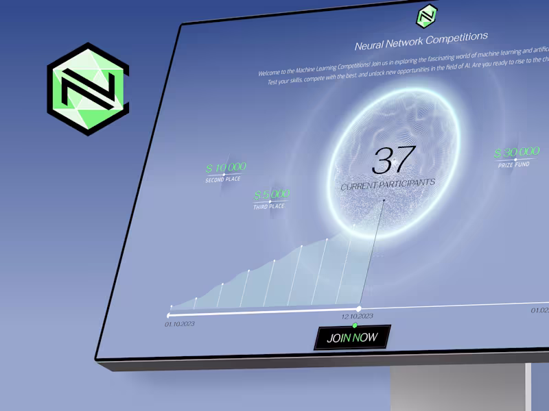Cover image for Neural Network Competitions — Identity & Landing Page