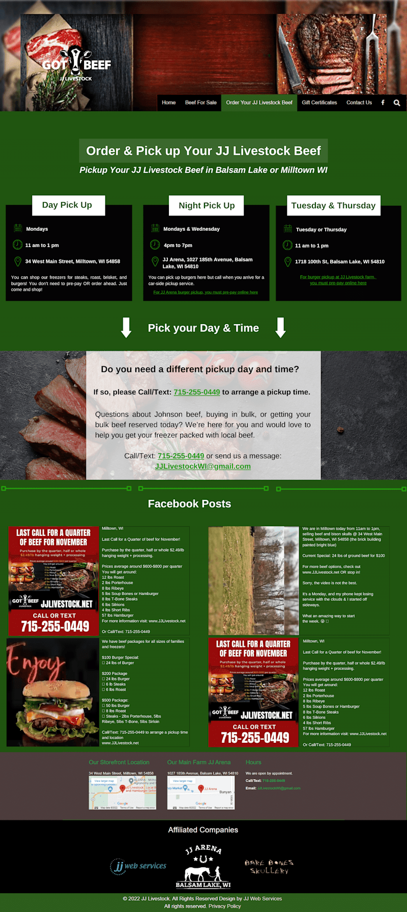 Cover image for JJ Livestock Order Page Redesign
