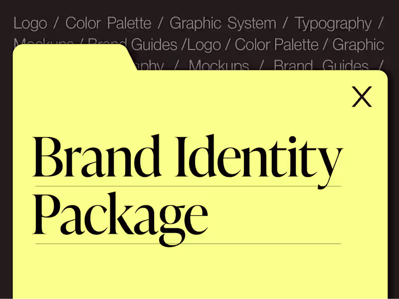Cover image for Custom Brand Identity Package