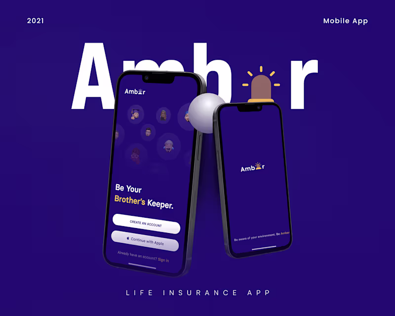 Cover image for Amber - Mobile App for Emergency Reports