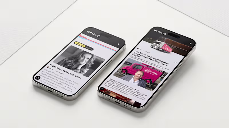 Cover image for Successfully Delivered Framer Project for Trayler in 3 Weeks