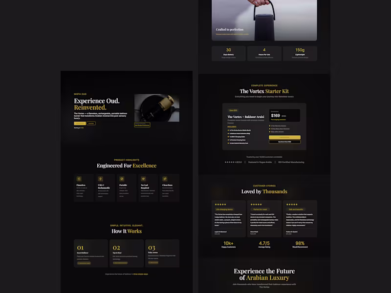 Cover image for Website Landing Page That Tells Your Story