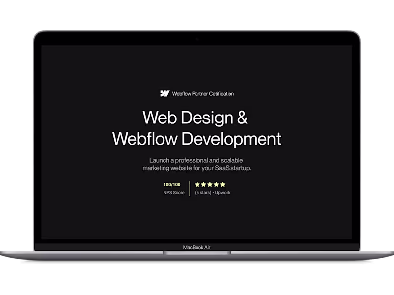 Cover image for Web Design & Webflow Development