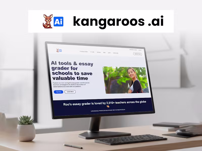 Cover image for Kangaroos.ai (http://Kangaroos.ai) – AI-powered Educational ...