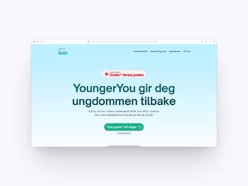 Cover image for Nad-pluss Landing Page (Framer development + design)