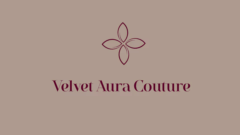 Cover image for Logo Design: Velvet Aura Couture