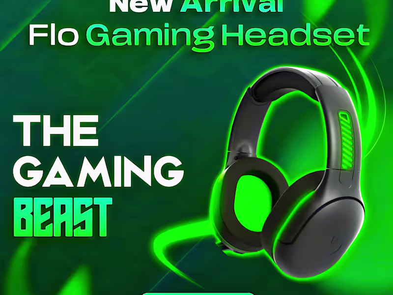 Cover image for Flo Gaming Headset. New Arrival!