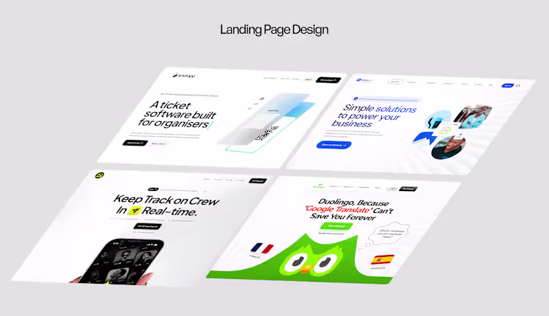 Cover image for SaaS Landing Page Design