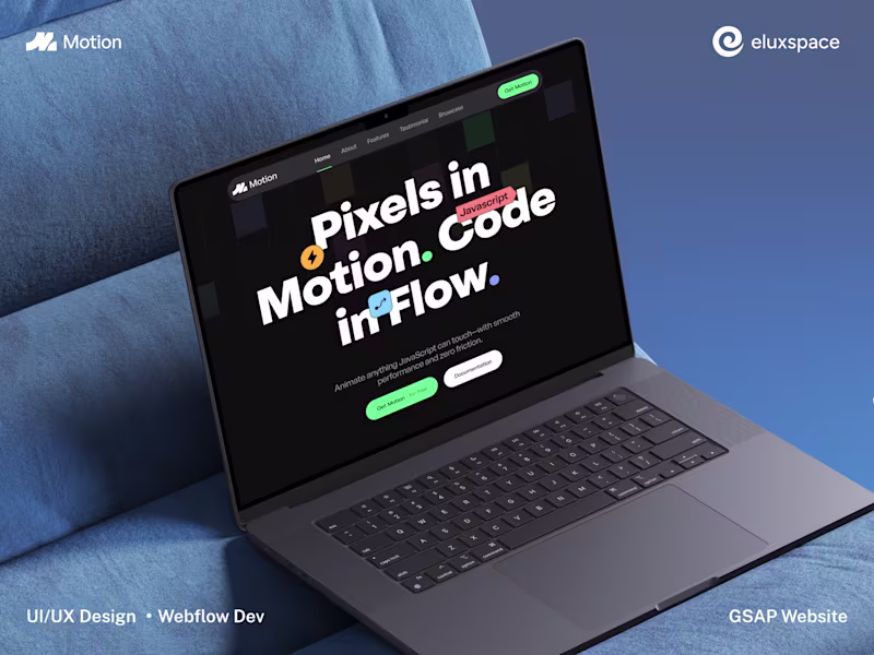 Cover image for Interactive Animation Library Landing Page (Webflow × Lottie)