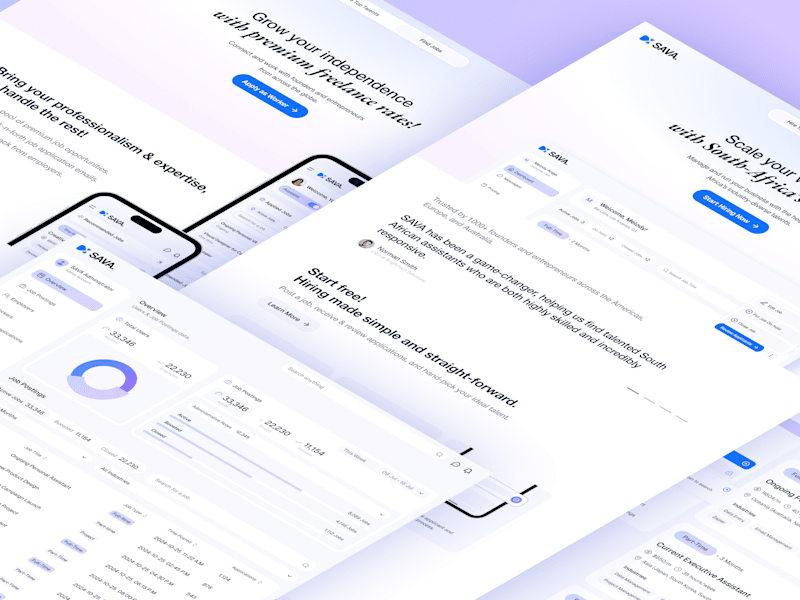 Cover image for SAVA Marketplace Web App Design