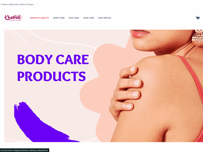 Cover image for Tarunimas Product Page Development