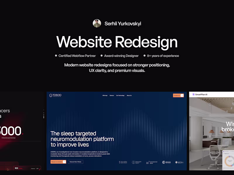 Cover image for Website Redesign