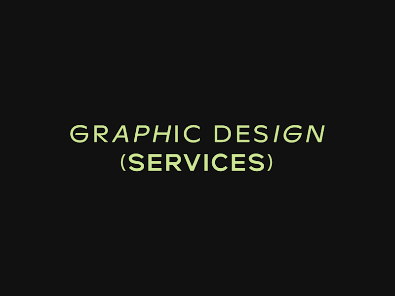Cover image for Graphic Design Services