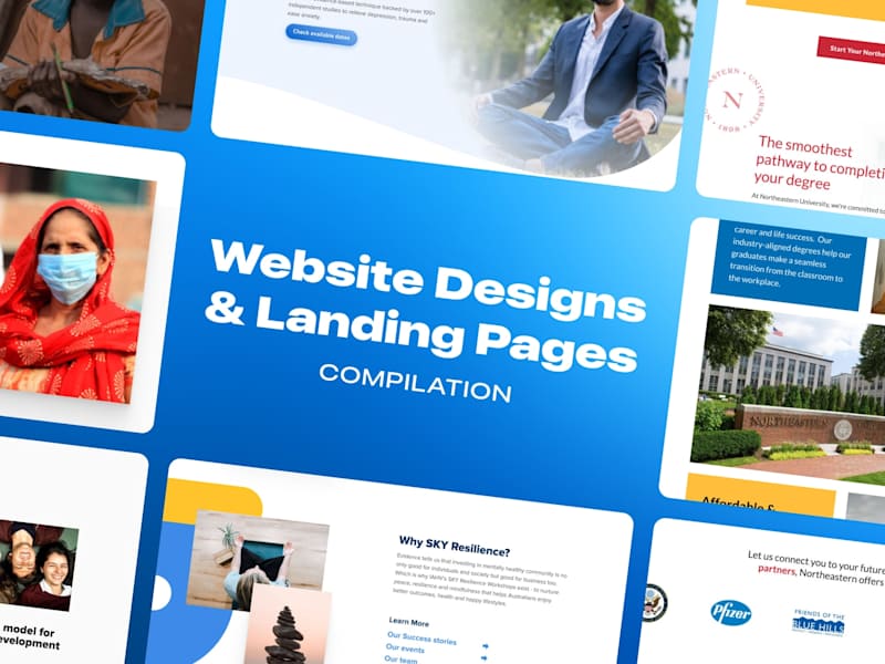 Cover image for Websites & Landing Pages Design Compilation