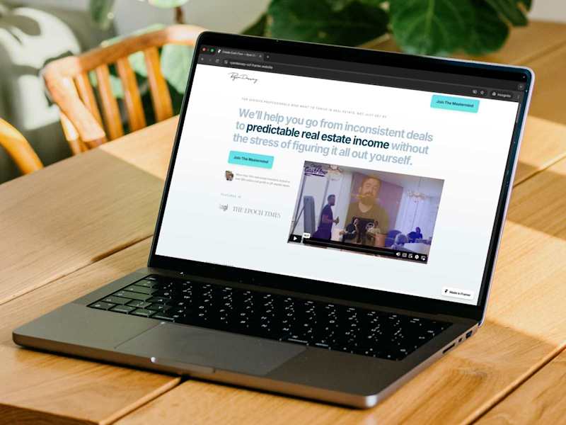 Cover image for CCF Mastermind Landing Page Design