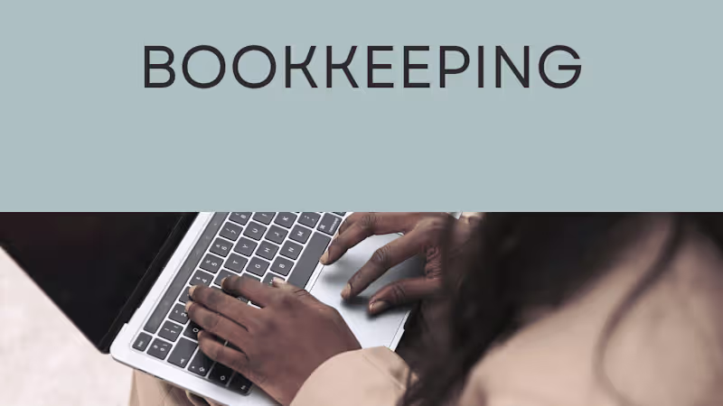 Cover image for Bookkeeping Services for Small Businesses