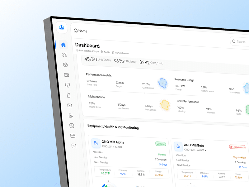 Cover image for EVolveOps – AI-Powered EV Factory Management System Dashboard