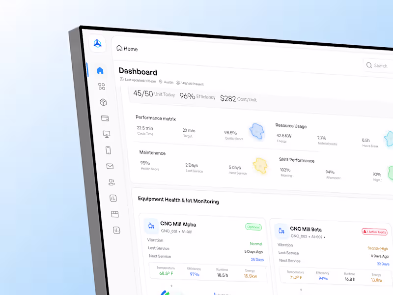 Cover image for EVolveOps – AI-Powered EV Factory Management System Dashboard