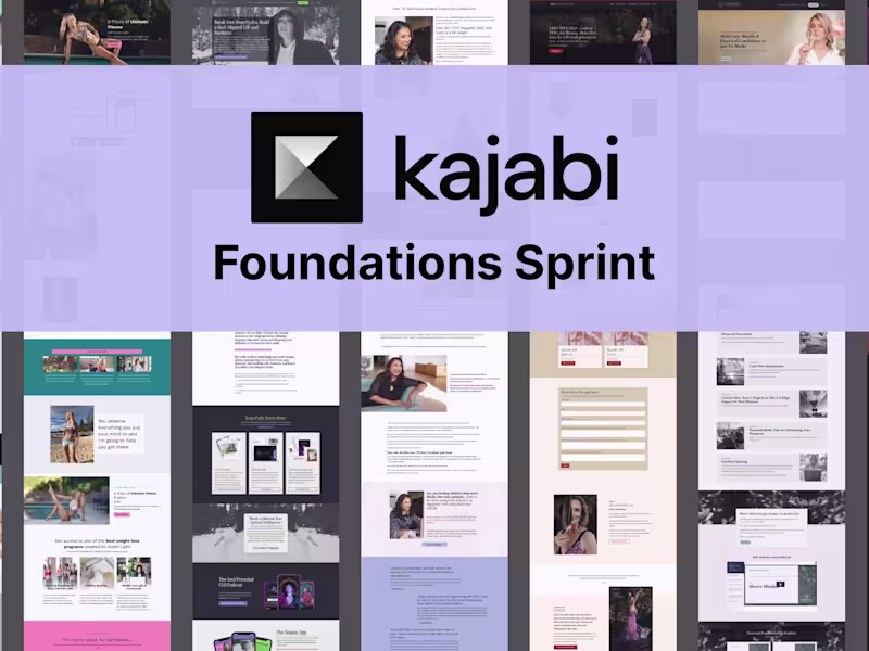 Cover image for Kajabi Foundations Sprint