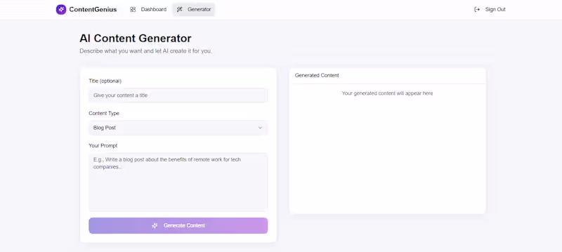 Cover image for Developed an AI-powered web application