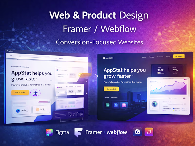 Cover image for Website Design & Build (Framer / Webflow)