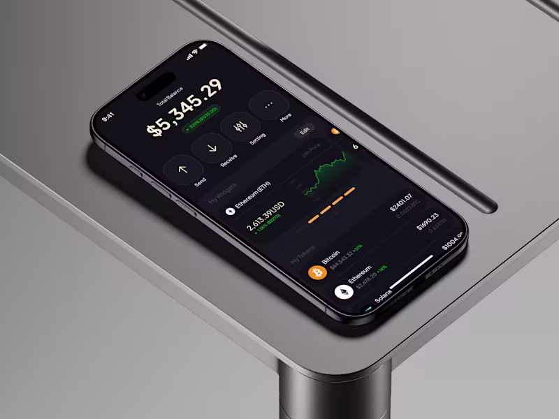 Cover image for Modern Crypto Trading App — Mobile UI/UX Case Study