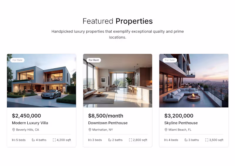 Cover image for Real Estate Website