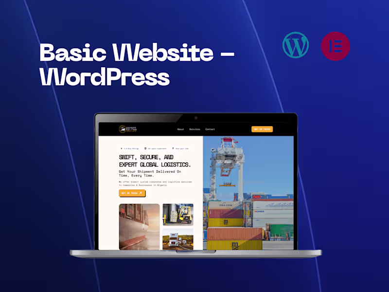 Cover image for Basic Website – WordPress