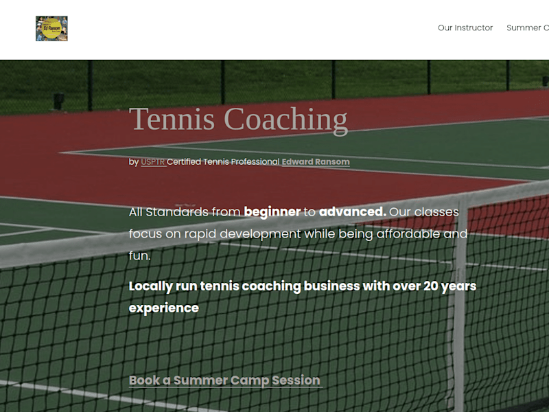 Cover image for Ed Ransom Tennis