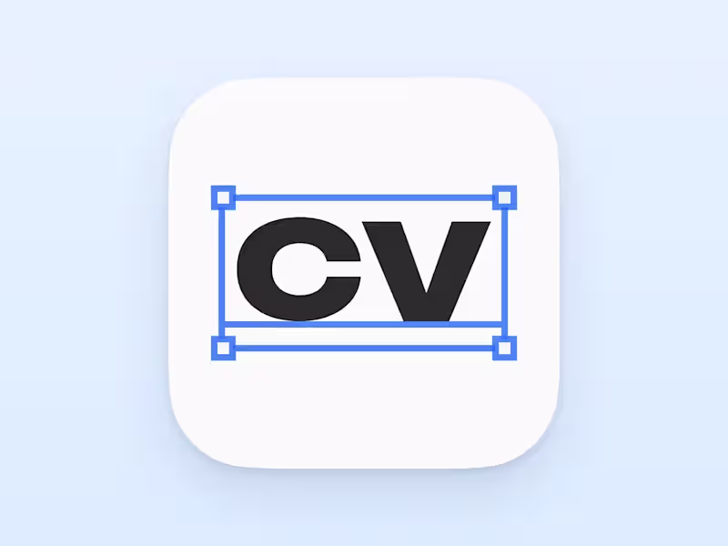 Cover image for Icon for CV Builder App