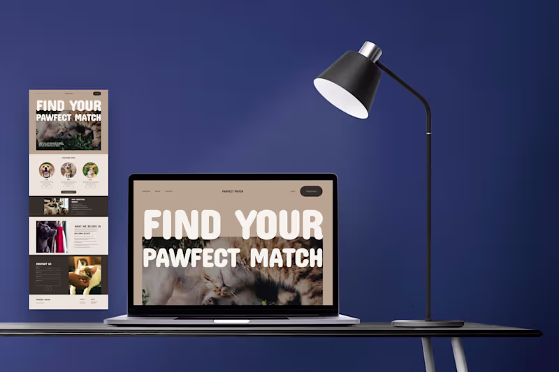 Cover image for Pawfect Match Landing Page 