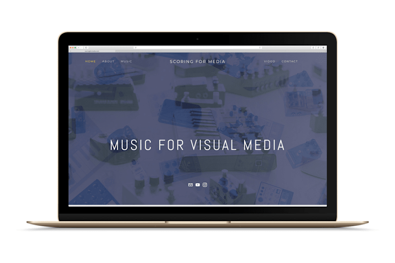 Cover image for Scoring For Media Website