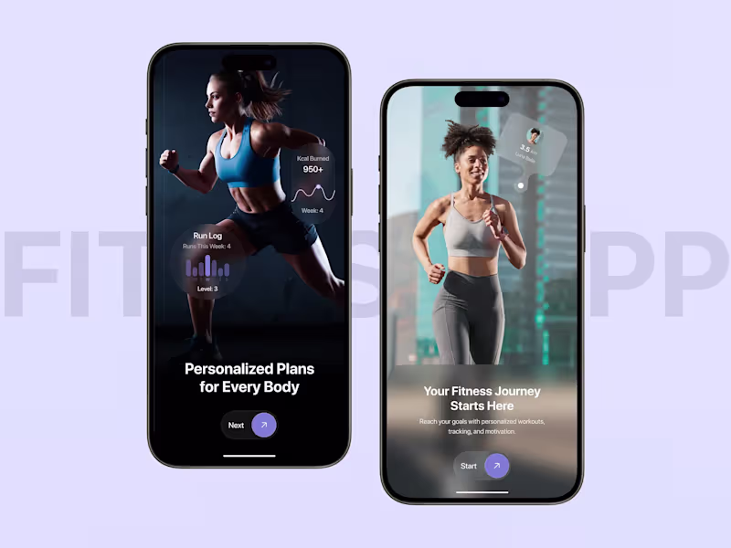 Cover image for This onboarding flow features:
• Personalized