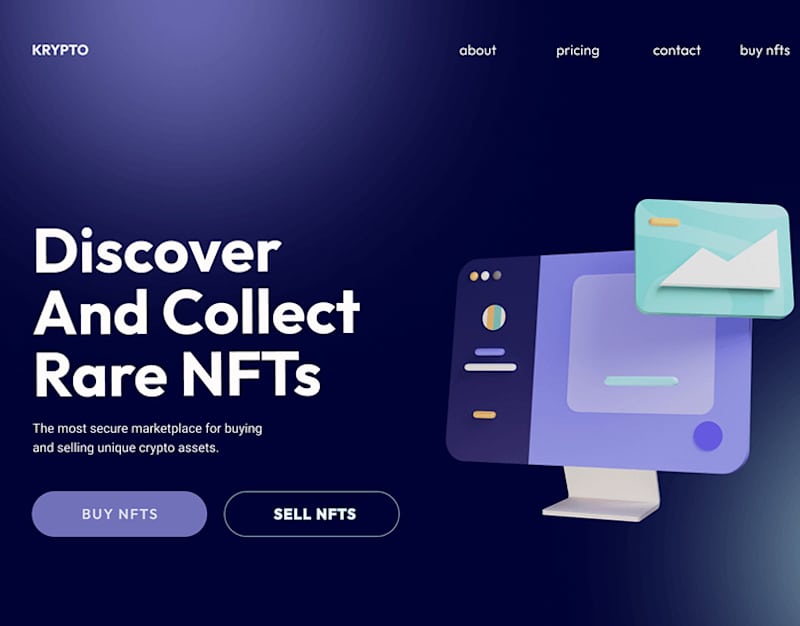 Cover image for Krypto Landing Page 