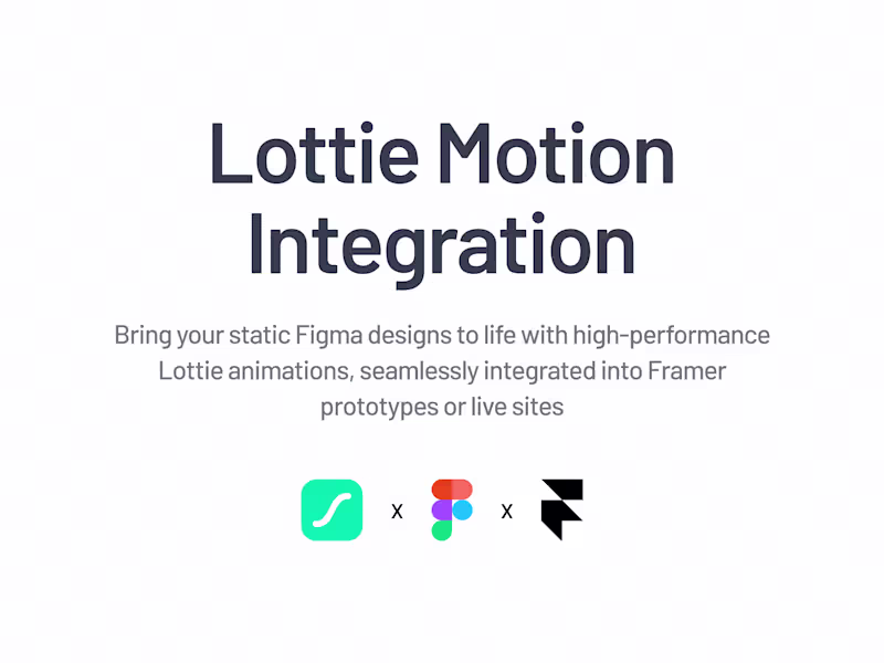 Cover image for Lottie Motion Integration