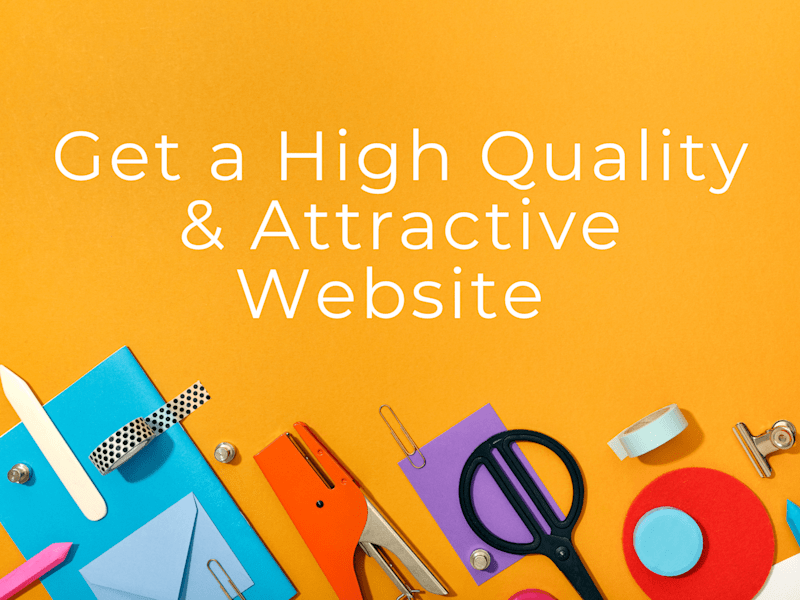 Cover image for High quality and attractive website for your business