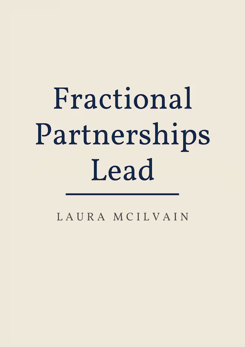 Cover image for Fractional Partnerships Lead 