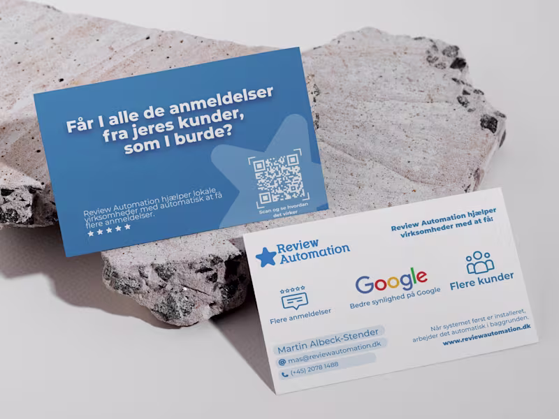 Cover image for Review Automation — Business Card Design